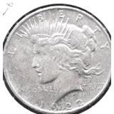 1922 D PEACE DOLLAR VF
