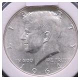 1964 KENNEDY HALF CHOICE BU