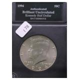 1994 GEM BU KENNEDY HALF DOLLAR