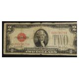 2 DOLLAR US LEGAL TENDER  F
