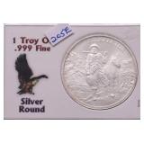 1 OZ PROSPECTOR SILVER ROUND