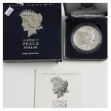 2025 P PEACE DOLLAR BOX AND PAPERS