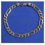 STERLING SILVER FIGARO BRACELET
