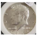 1964 KENNEDY HALF CHOICE BU