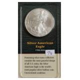 2000 AMERICAN SILVER EAGLE  BU