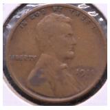 1911 D LINCOLN CENT VF