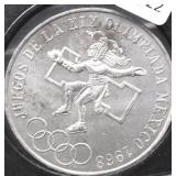 1968 CH BU MEXICO SILVER 25 PESOS