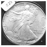 1986 GEM BU SILVER EAGLE