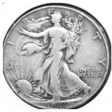 1946 WALKING HALF DOLLAR VF