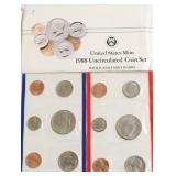 1988 MINT SET P D MINTS