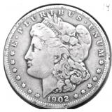 1902 MORGAN DOLLAR VG