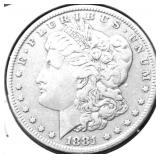 1881 O MORGAN DOLLAR VF