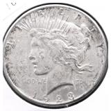 1923 PEACE DOLLAR VF