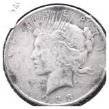 1923 PEACE DOLLAR VF