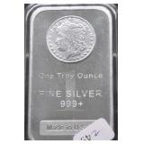 1  OZ .999 SILVER BAR