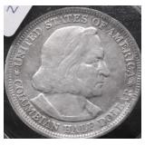 1893 COLUMBIAN EXPO HALF DOLLAR XF