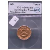 ICG GENUINE MINT TOKEN