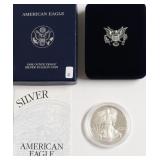 2003 PROOF SILVER EAGLE W BOX PAPERS