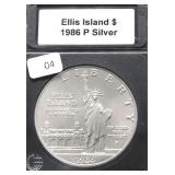 ELLIS  ISLAND SILVER DOLLAR GEM