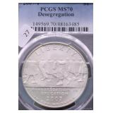 2007 P PCGS MS70 DESEGREGATION SILVER DOLLAR