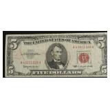 FIVE DOLLAR US LEGAL TENDER VF