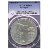 1983 S CGS MS69 SILVER DOLLAR