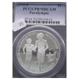 1995 P PCGS PF70DC PARALYMPIC SILVER DOLLAR