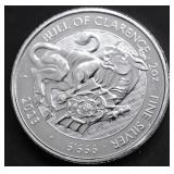 2 OZ .999 SILVER ROUND