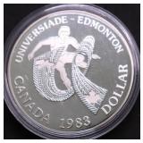 1983 PROOF CANADA SILVER DOLLAR