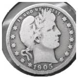 1905 BARBER QUARTER VG