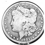 1901 O MORGAN DOLLAR VG