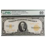 PMG XF40 1922 20 $ GOLD CERTIFICATE