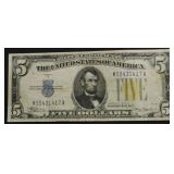 5 $ WW2 N AFRICA EMERGENCY SILVER CERTIFICATE