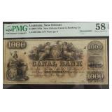 PMG AU58 EPQ 1000$ REMAINDER NOTE