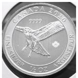 1/2 OZ .9999 SILVER ROUND