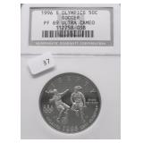 1996 S NGC PF69UC SOCCER HALF DOLLAR