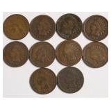 10 INDIAN HEAD CENTS