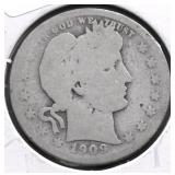 1909 BARBER QUARTER G