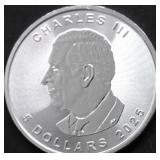 2025 CANADA MAPLE LEAF GEM