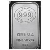 1  OZ .999 SILVER BAR