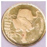 1/20 OZ .9999 GOLD ROUND