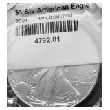 2001 SILVER EAGLE GEM