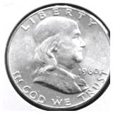 1960 CHOICE BU FBL FRANKLIN HALF DOLLAR