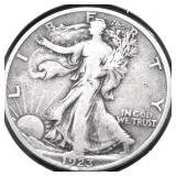 1923 S WALKING HALF DOLLAR F