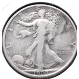 1920 S WLAKING HALF DOLLAR F