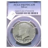 1976 S PCGS PF69DC SILVER BICENTENNIAL HALF DOLLAR