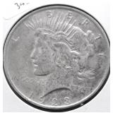 1923 PEACE DOLLAR VF