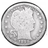 1898 BARBER QUARTER G