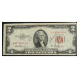 2 DOLLAR US LEGAL TENDER VF  INK