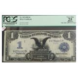1899 SILVER CERTIFICATE PCGS VF 25